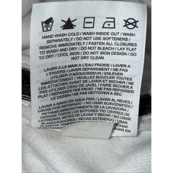 Nike White Tech Fleece Ribbed Long Sleeve Crew Neck Sweatshirt Large, EUC - Picture 11 of 12